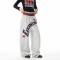 Vintage Letter Print Sweatpants | Cotton Poly Blend | Street & Loungewear | Custom Streetwear