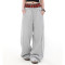 Vintage Dual-Waist Striped Sweatpants | Loose Fit |Street & Sport Style | OEM Streetwear