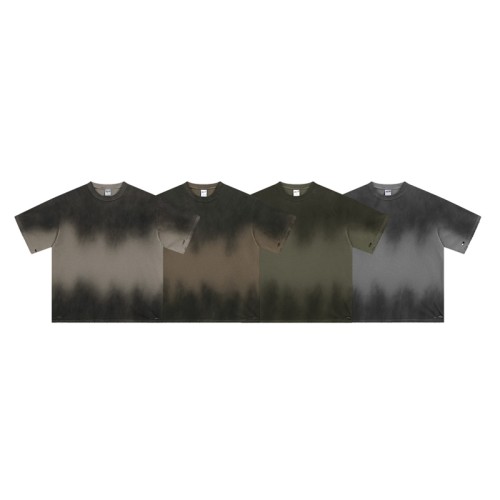Men's Spray-Dye Vintage Short Sleeve T-Shirt | Washed and Distressed |Custom Streetwear Manufacturer