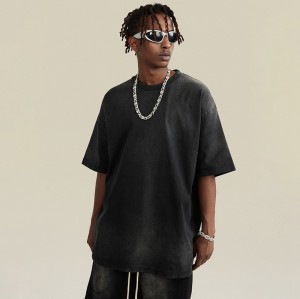 Sun Faded Gradient Oversize T-shirt | Washed | Pure Cotton and Oversized Fit | Custom Streetwear