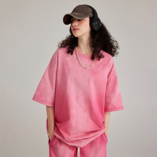 Sun Faded Gradient Oversize T-shirt | Washed | Pure Cotton and Oversized Fit | Custom Streetwear