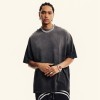 Summer Washed Cotton Oversized Tee | Vintage Distressed Design| Streetwear Style | OEM Streetwear