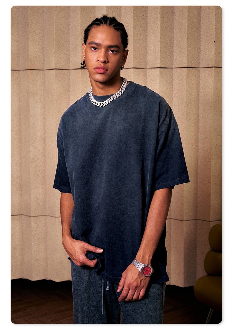 Summer Washed Cotton Oversized Tee