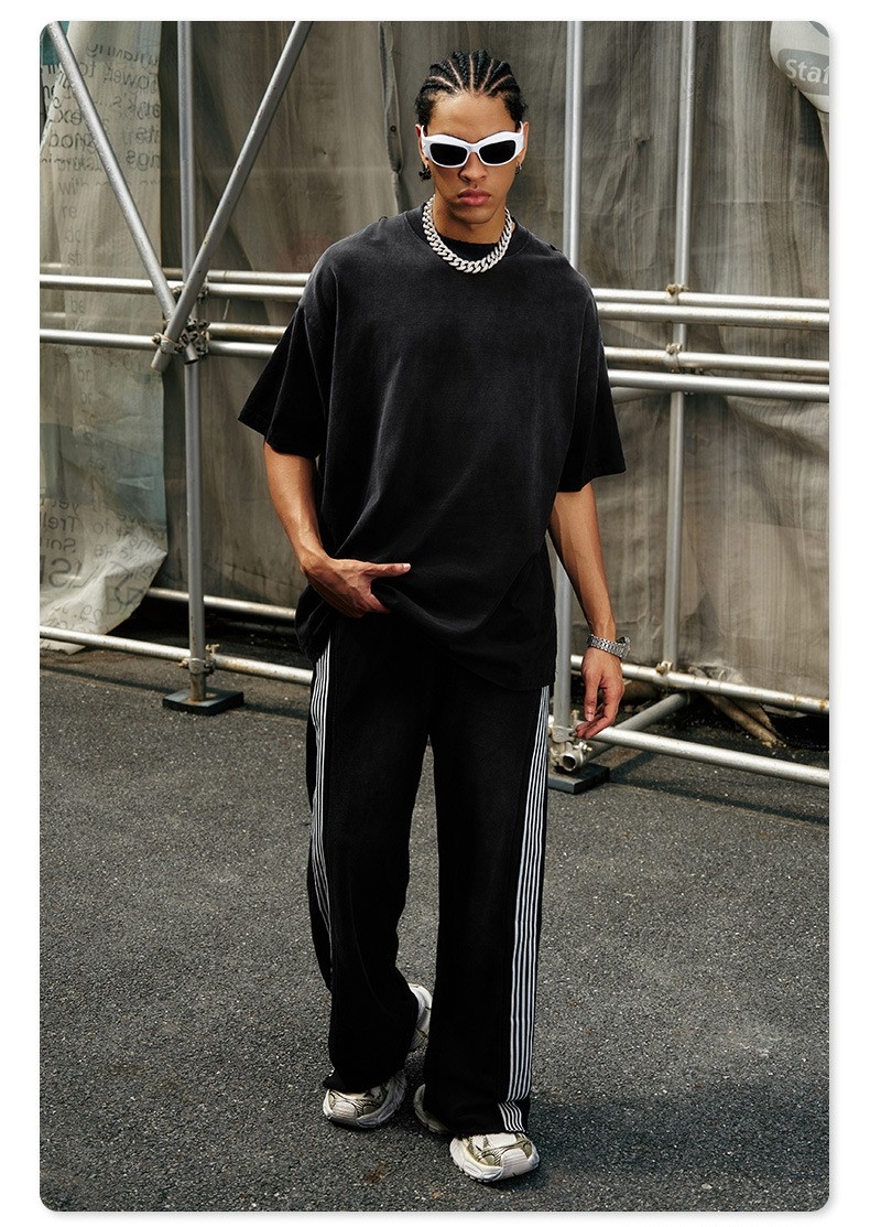 Summer Washed Cotton Oversized Tee