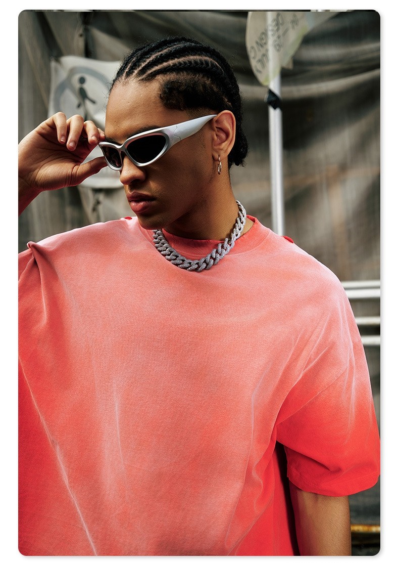 Summer Washed Cotton Oversized Tee