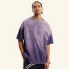 Summer Washed Cotton Oversized Tee | Vintage Distressed Design| Streetwear Style | OEM Streetwear