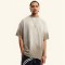Summer Washed Cotton Oversized Tee | Vintage Distressed Design| Streetwear Style | OEM Streetwear