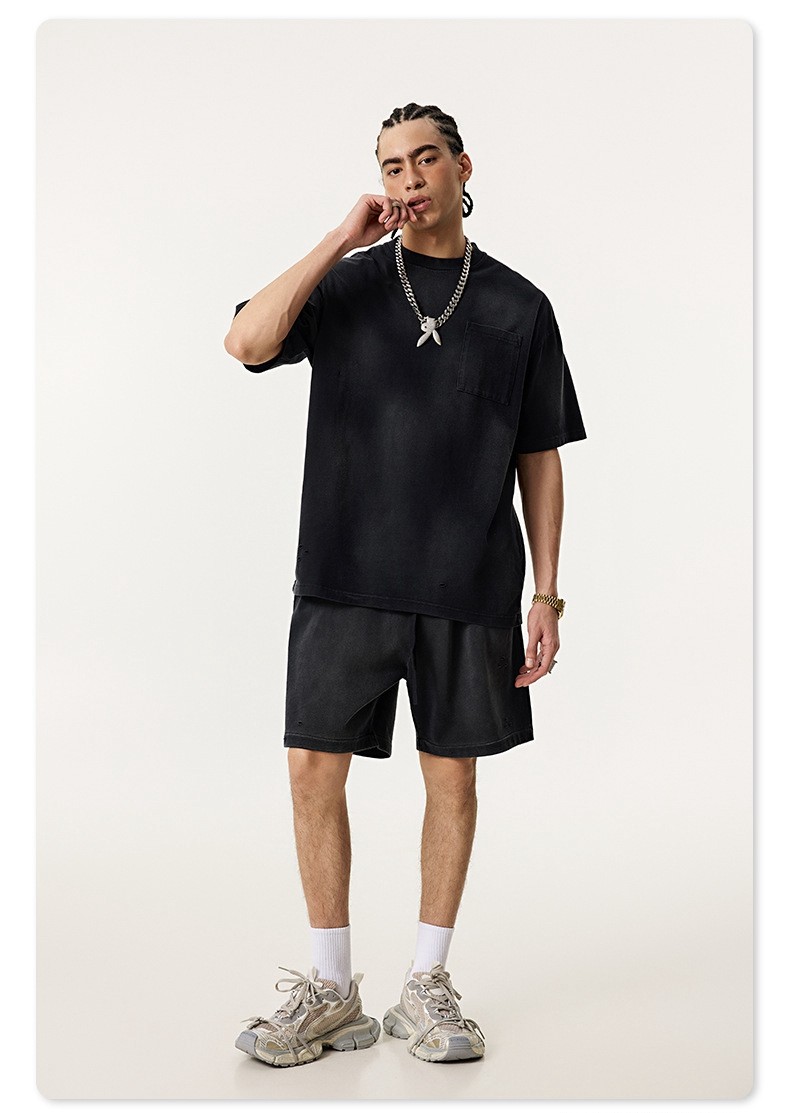 American Trendy Sun Faded Tee