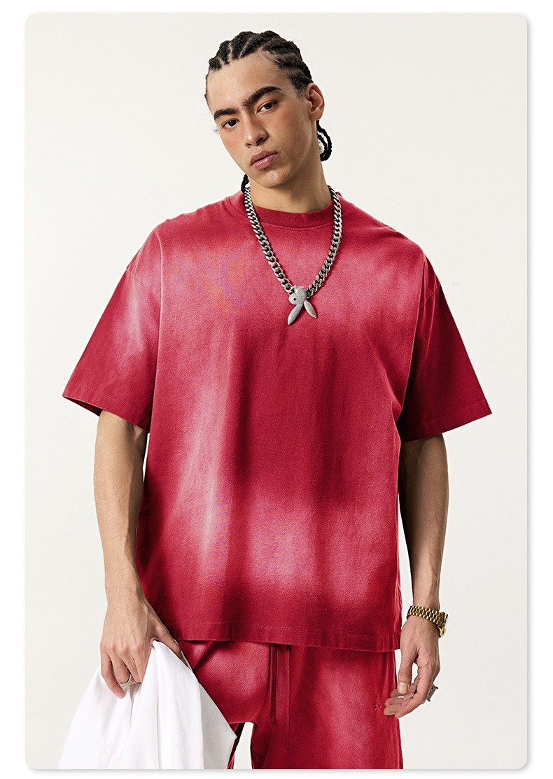 Custom Sun Faded Wash T shirt