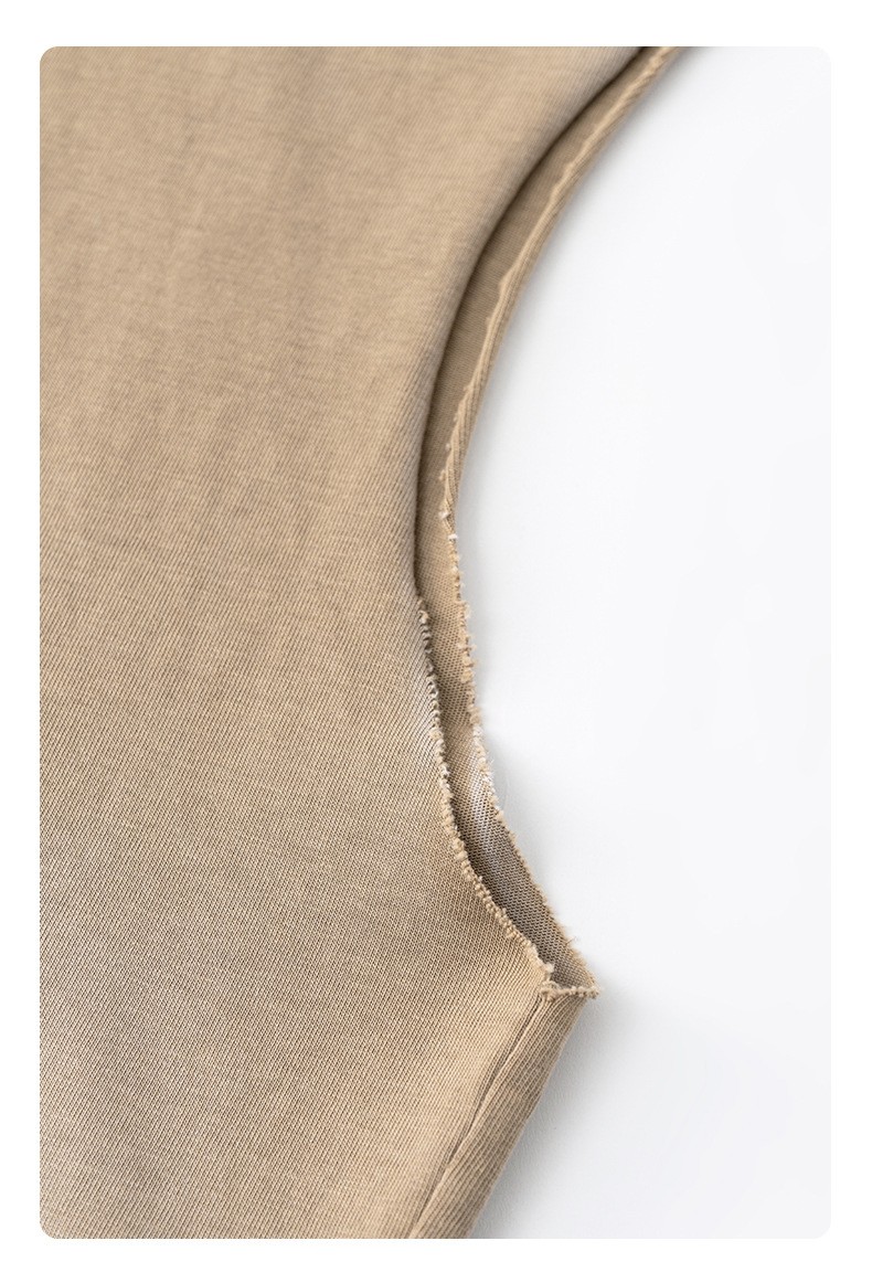 American Distressed Sleeveless Vest