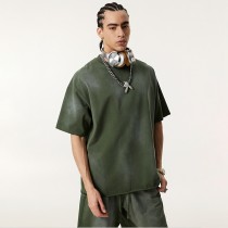 Vintage Sun Faded Oversized T shirt | Pure Cotton and Raw Edge | Summer Street Style | OEM Streetwear