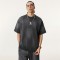 Vintage Sun Faded Oversized T shirt | Pure Cotton and Raw Edge | Summer Street Style | OEM Streetwear