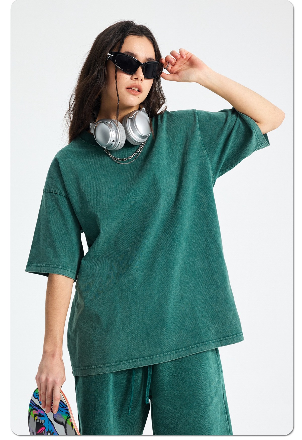 Snow Acid Wash Vintage T shirt 