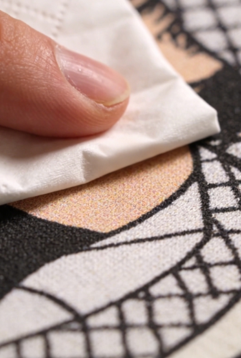 Testing for print color fading