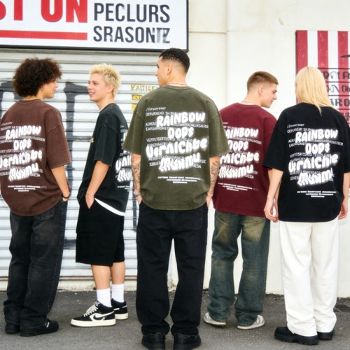 Vintage Wash 3D Puff Print T-shirt | Cotton | Streetwear Style | Custom Clothing Manufacturer