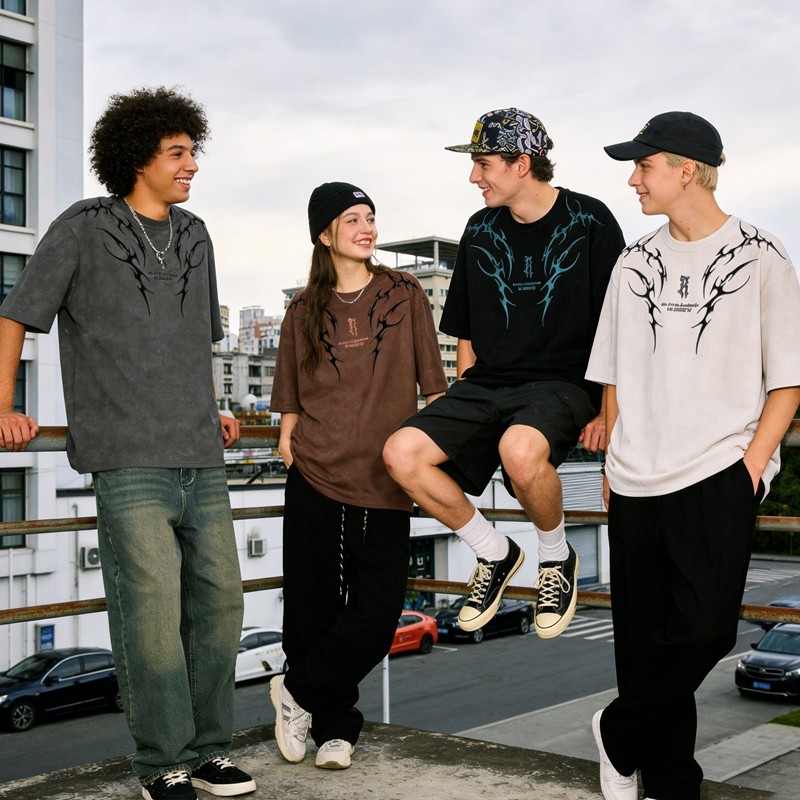 Embroidered Washed T-Shirt