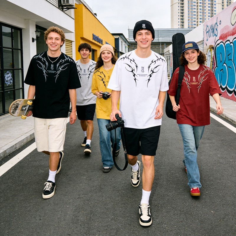 Embroidered Washed T-Shirt