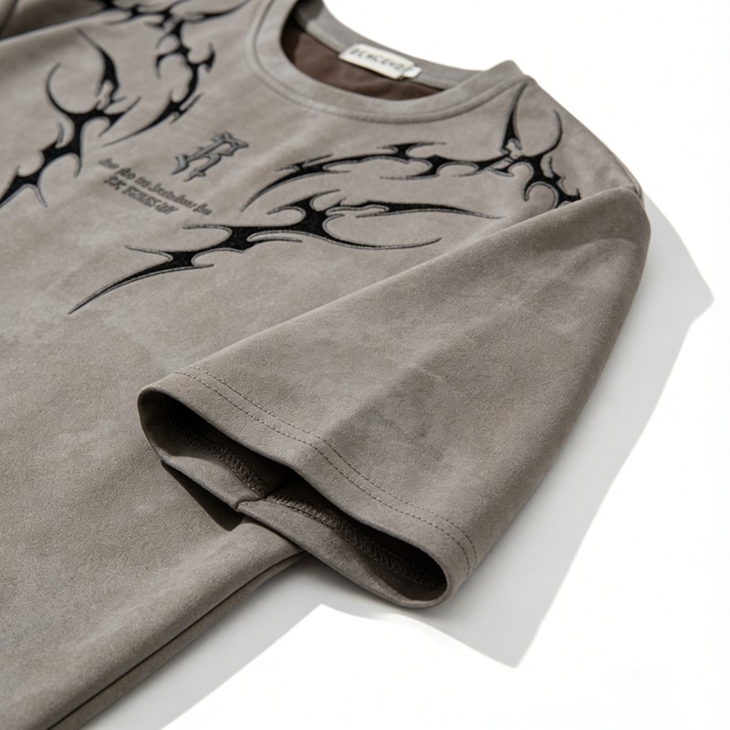 Embroidered Washed T-Shirt