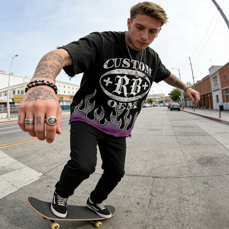 Vintage Washed Distressed T-Shirt