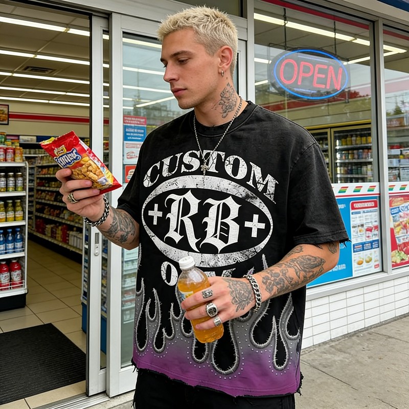 Vintage Washed Distressed T-Shirt