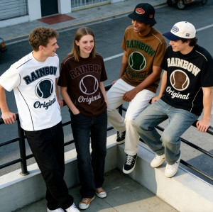 Towel Embroidery Cotton T-Shirt | 100% Cotton | Varsity Streetwear | OEM Streetwear