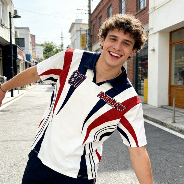 Color Block Patchwork Soccer Jersey | Screen Print | 100% Cotton | Custom Streetwear Manufacturer