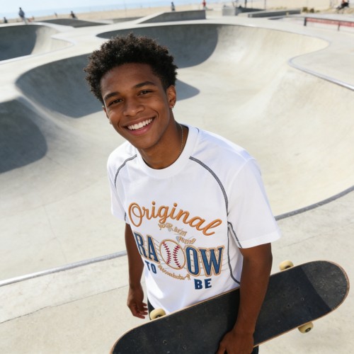 3D Embroidery Baseball-themed T-shirt | Oversized Fit | Sports and Casual Wear | OEM Streetwear