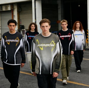 Full Sublimation Print Gradient Moto Jersey | Breathable Fabric | Performance Fit | OEM Streetwear