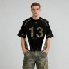 Camo Sublimation Print Color Block Jersey | Breathable Fabric | Oversized Fit | OEM Streetwear