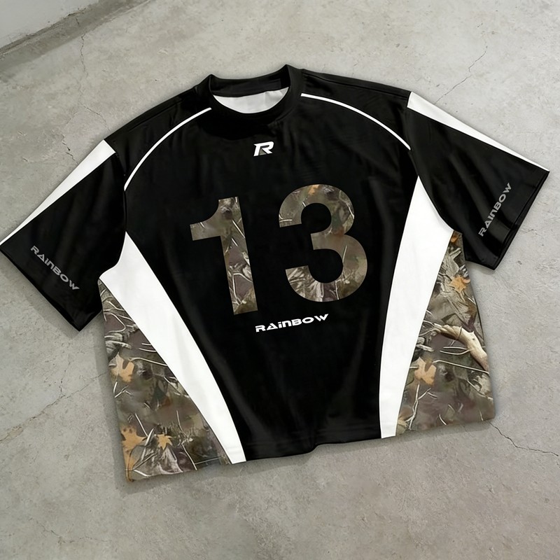 Full Sublimation Print Gradient Moto Jersey