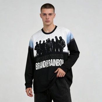 Tactical Team Long Sleeve Sublimation Tee |Breathable Polyester | Streetwear | Custom Streetwear Manufacturer