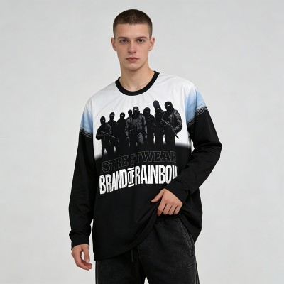 Tactical Team Long Sleeve Sublimation Tee |Breathable Polyester | Streetwear | Custom Streetwear Manufacturer