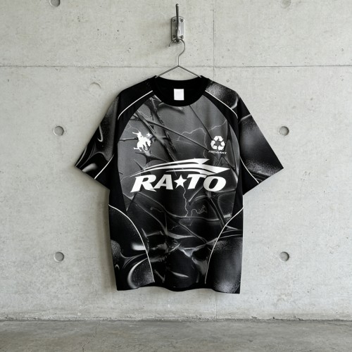 Full Sublimation Print Thunder Graphic Tee | Color Block | Breathable Polyester | Custom Streetwear Manufacturer