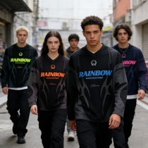 Sublimation Print Flame Jersey with Embroidery | Breathable Mesh | Oversized Fit | OEM Streetwear