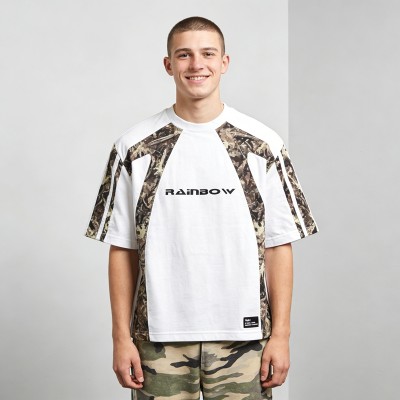 Sublimated Camo Print Tee | Oversized Fit | 100% Cotton | Streetwear | Custom Streetwear Manufacturer