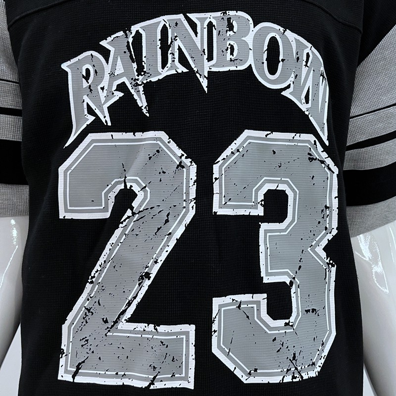 Screen Print Waffle Knit T-Shirt