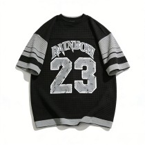 Screen Print Waffle Knit T-Shirt | Embroidery Patch | Heavy Weight Cotton | Streetwear Manufacturer