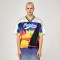 3D Silicone Print Sublimation Jersey | Tropical Sunset Print | Mesh Fabric | OEM Streetwear