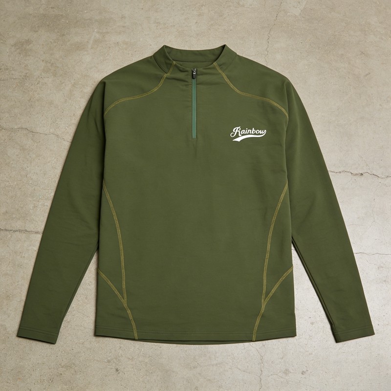 Puff Print Quarter-Zip Pullover