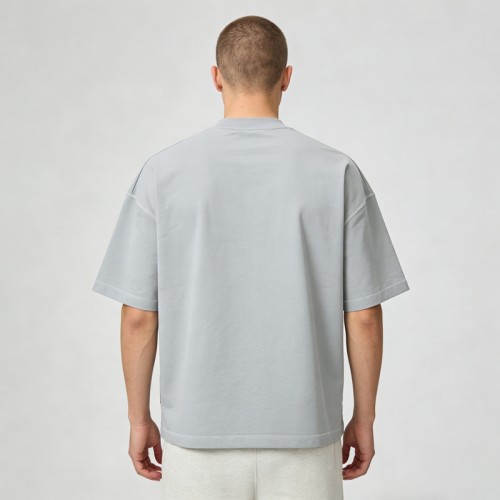 Embossed Heart Graphic T-Shirt | Oversized Fit | Minimalist Streetwear | Streetwear Manufacturer