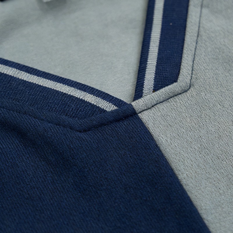 Paneled Color Block Sweatshirt