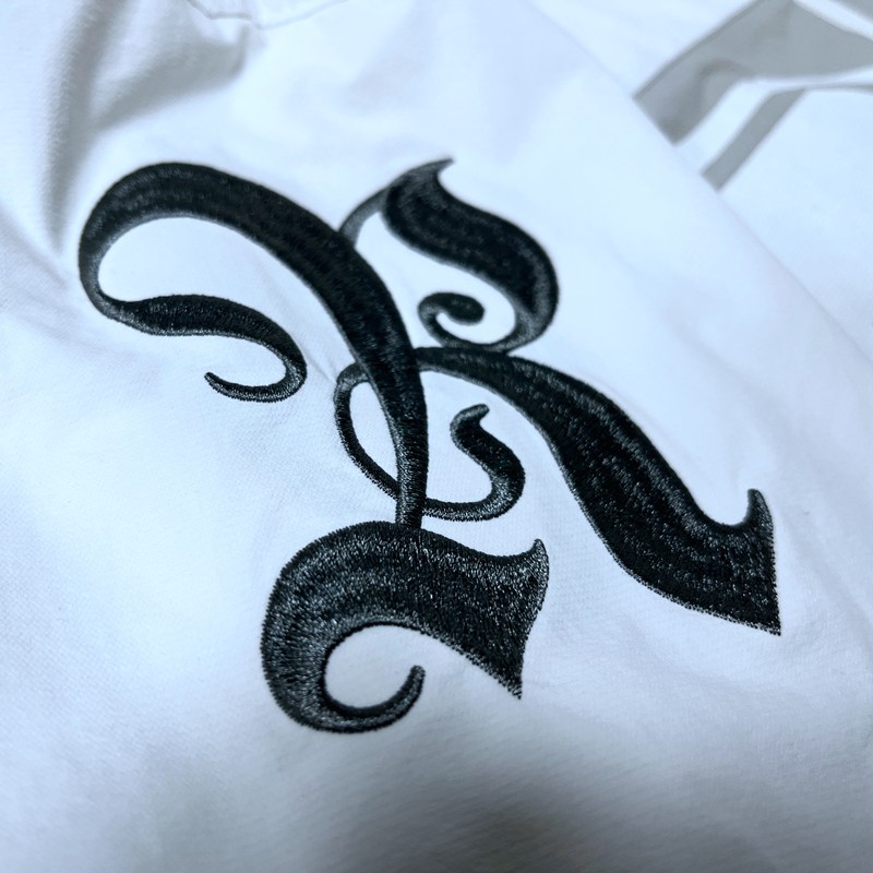 Men's Ink Printing Paneled Zip-Up Shirt 