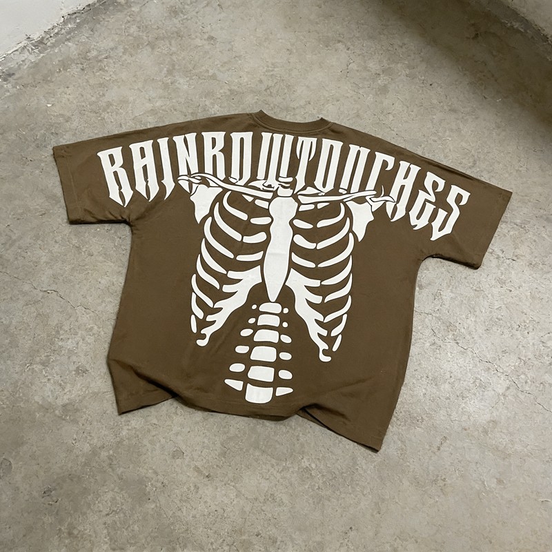 Normal Wash Skeleton T-Shirt