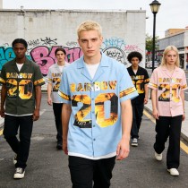 Men's Heat Transfer Printing Camp Collar Shirt | Beach Streetwear | Custom Streetwear Manufacturer