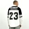 Men's Ink Printed 23 Number Baseball Shirt | Black White Contrast | Streetwear | OEM Streetwear