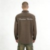 Custom Men's 3D Embroidery Plaid Shirt | Breathable | Streetwear | Custom Streetwear Manufacturer