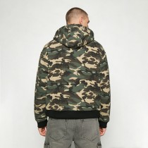 Men's Embroidered Patches Reversible Zip Hoodie | Cotton Blend | Custom Streetwear Manufacturer