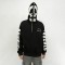 Skull Patch Embroidery Half-Zip Hoodie | Screen Print | Cotton Fleece | Custom Streetwear Manufacturer
