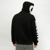 Skull Patch Embroidery Half-Zip Hoodie | Screen Print | Cotton Fleece | Custom Streetwear Manufacturer