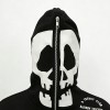 Skull Patch Embroidery Half-Zip Hoodie | Screen Print | Cotton Fleece | Custom Streetwear Manufacturer